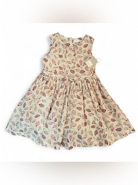 NWT Neige Khaki and Pink Dress Girls Size 4T